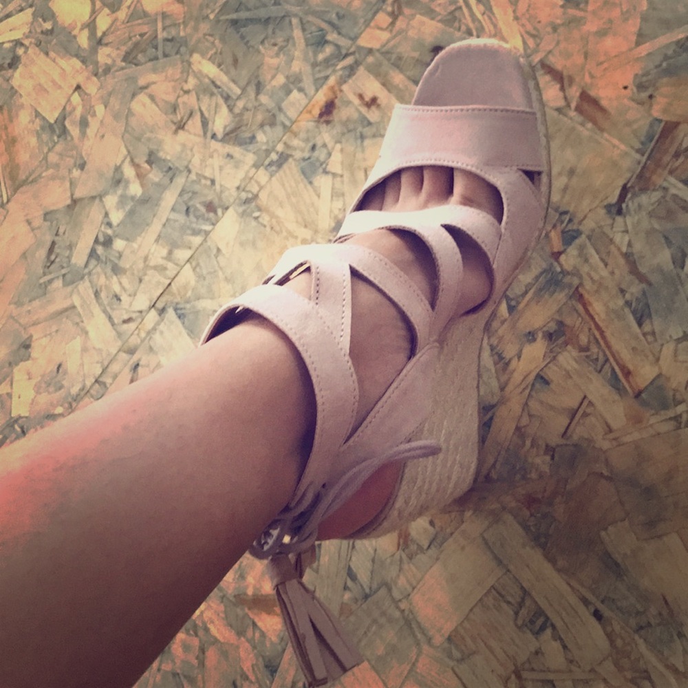 Blush heels